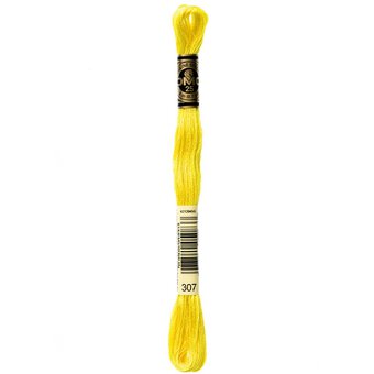 DMC Yellow Mouline Special 25 Cotton Thread 8m (307) image number 3