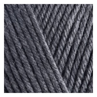 Women's Institute Grey Soft and Smooth Aran Yarn 400g