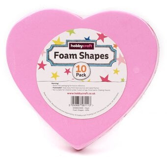 Heart Foam Shapes 10 Pack image number 3