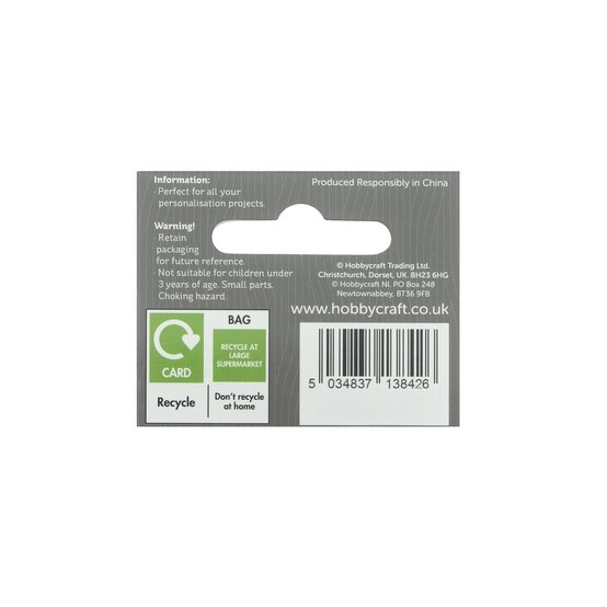 Silver Plated Eyepins 50mm 10 Pack image number 2