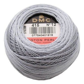 DMC Grey Pearl Cotton Thread on a Ball 120m (415)
