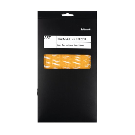 Italic Font Stencil  image number 4