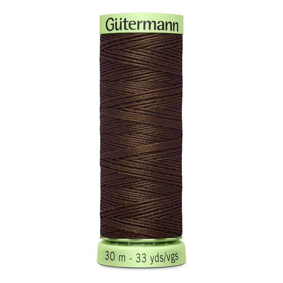 Gutermann Brown Top Stitch Thread 30m (694) image number 1