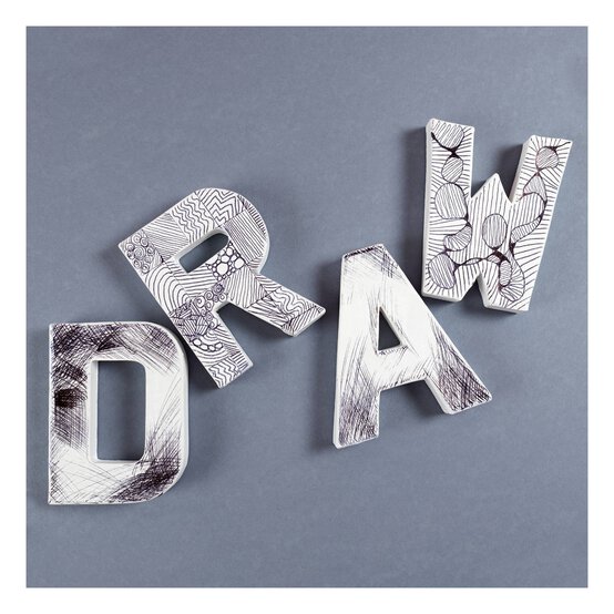 Mini Mache Letter S 10cm image number 2