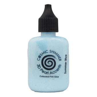 Cosmic Shimmer Summer Blue 3D Pearl Accents PVA Glue 30ml