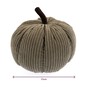 Grey Cord Pumpkin 17cm image number 4