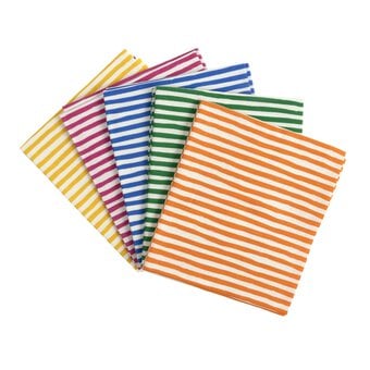 Resort Stripes Cotton Fat Quarters 5 Pack