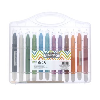 Watercolour Gel Crayons 12 Pack 