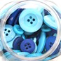 Hobbycraft Button Jar Blue image number 8