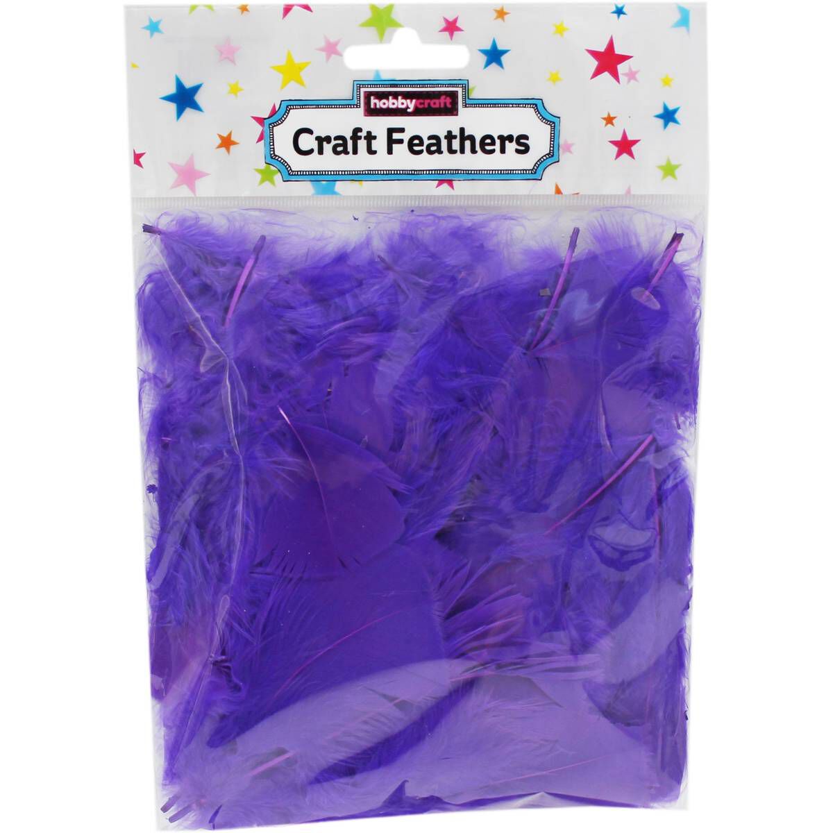 Purple Craft Feathers 5g Hobbycraft