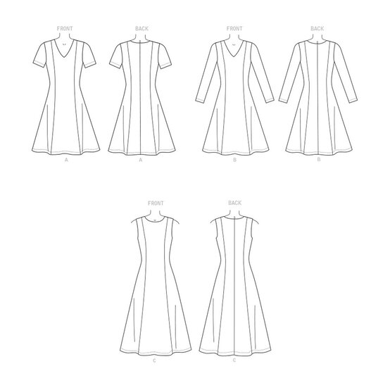 Simplicity Women’s Dress Sewing Pattern B6850 (6-22) image number 2