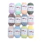 Knitcraft Pastel Tiny Chenille DK Yarn 25g 12 Pack  image number 1