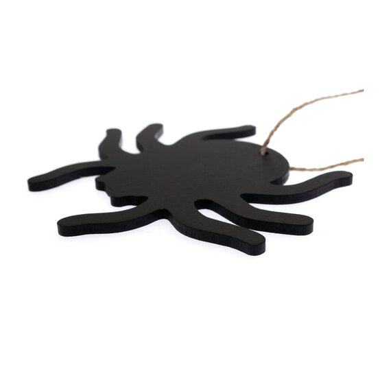 Hanging Black Spider Decoration 10cm  image number 3