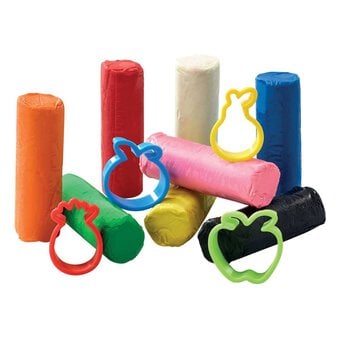 Plasticine FunTUBulous with 8 Colours and 4 Cutters
