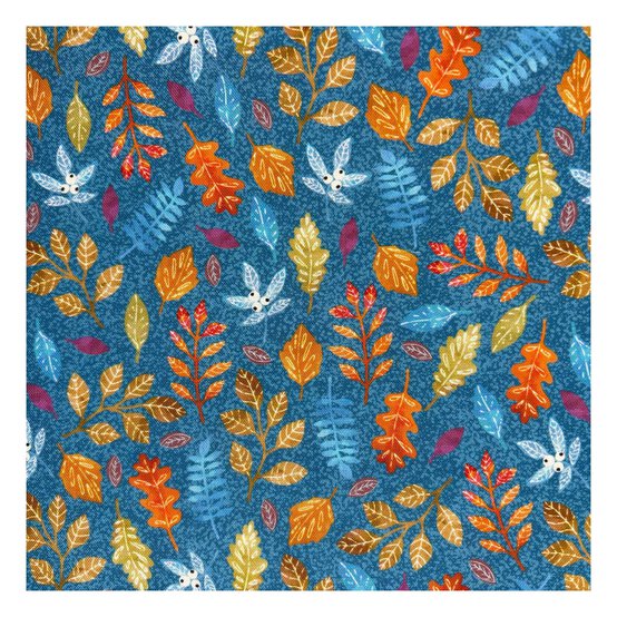 Hearthside Harvest Fallen Foliage Cotton Fabric by the Metre image number 2