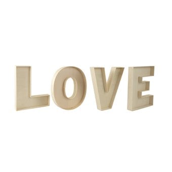 Love Fillable Wooden Letter Bundle