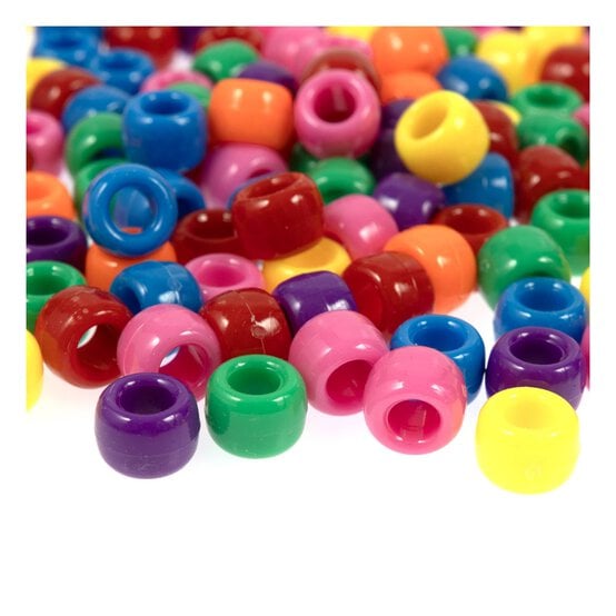 Mixed Neon Pony Beads 50g image number 2