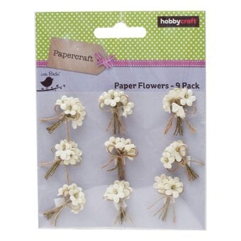 Moonlight Bouquet Paper Flowers 9 Pack