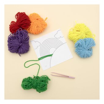 Yarn Rainbow Painting Kit
