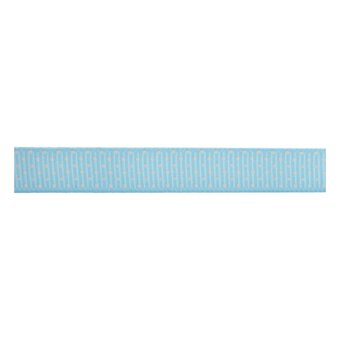 Blue Polka Dot Grosgrain Ribbon 10mm x 5m