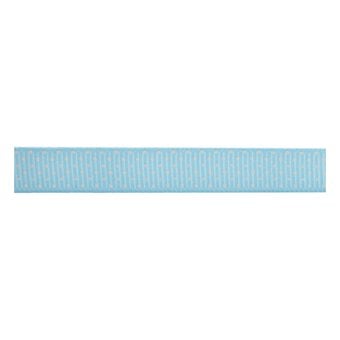 Blue Polka Dot Grosgrain Ribbon 10mm x 5m