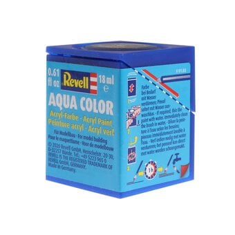 Revell Tar Black Matt Aqua Colour Acrylic Paint 18ml (106) image number 4