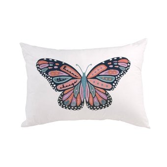 Women’s Institute Butterfly Embroidery Cushion Cover Kit image number 2