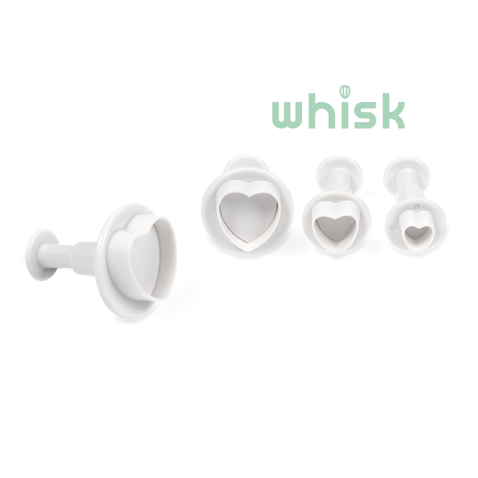 Whisk Heart Plunge Cutters 4 Pack | Hobbycraft