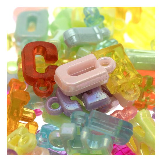 Hanging Alphabet Beads 50g image number 2