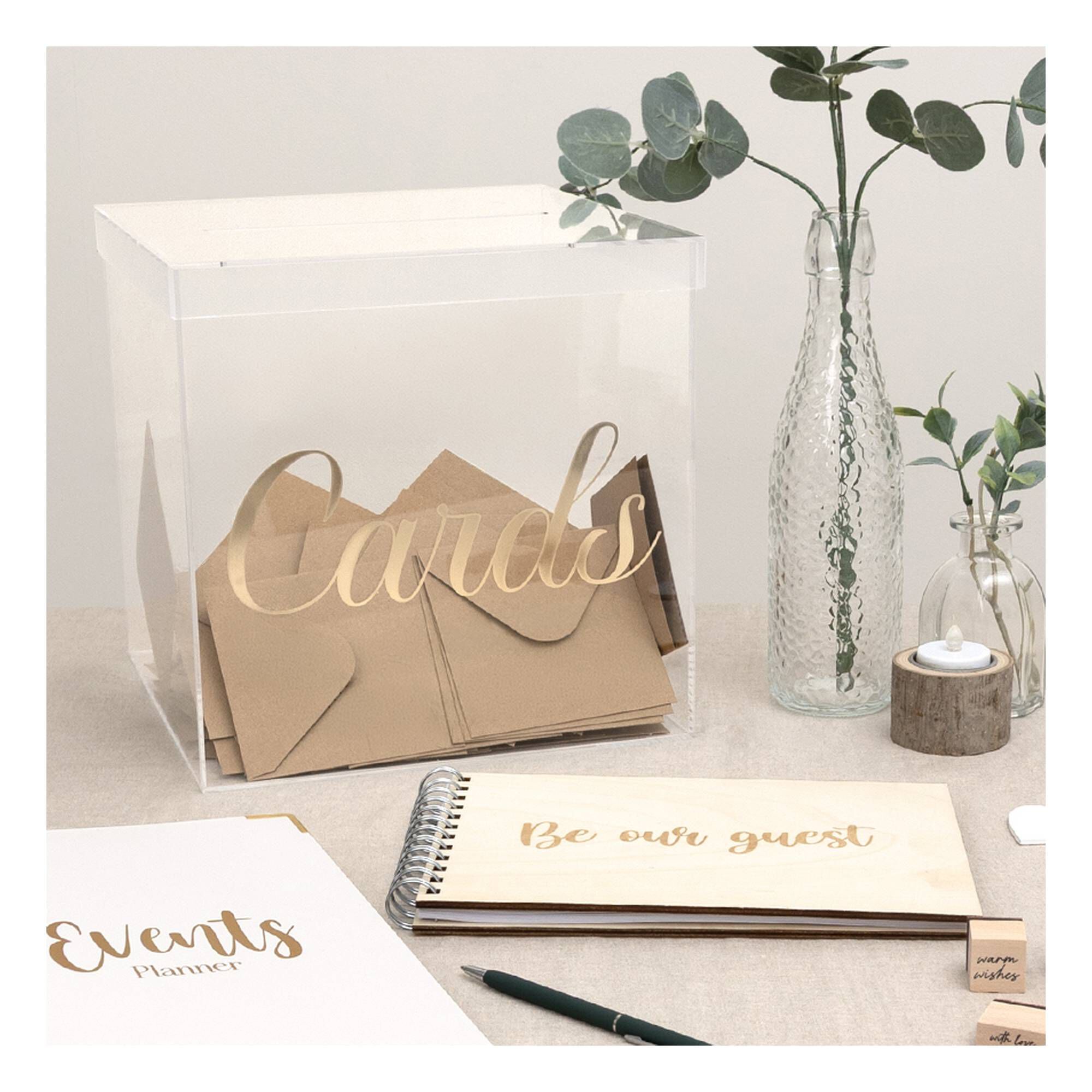 Create & Celebrate Acrylic Card Box | Hobbycraft