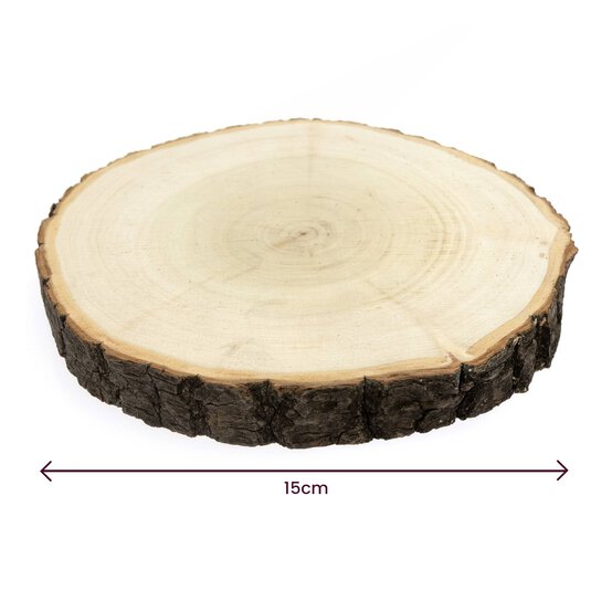 Birch Wooden Slice 15cm image number 4