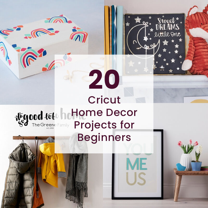 20 Cricut Home Decor Projects for Beginners | Hobbycraft