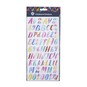 Watercolour Alphabet Chipboard Stickers 150 Pieces image number 3