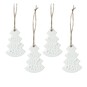 Embossed Clay Tree Embellishments 4 Pack image number 1