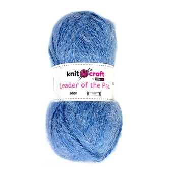 Knitcraft Denim Blue Leader of the Pac Aran Yarn 100g