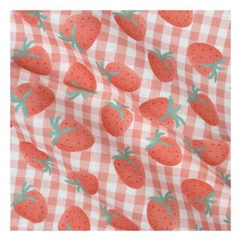Strawberry Picking Cotton Fat Quarters 4 Pack image number 2