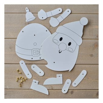Make Your Own Paper Santa Kit