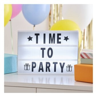 Create & Celebrate Light-Up Box with Letters