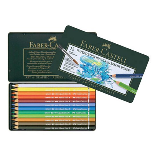 Faber Castell Watercolour Pencils 12 Pack image number 1