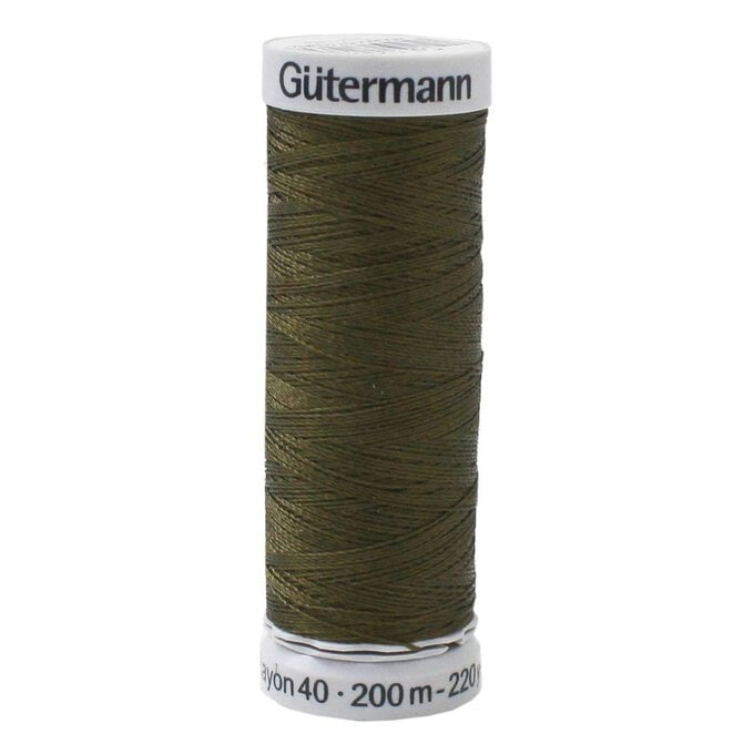 Gutermann Green Sulky Rayon 40 Weight Thread 200m (1210) image number 1