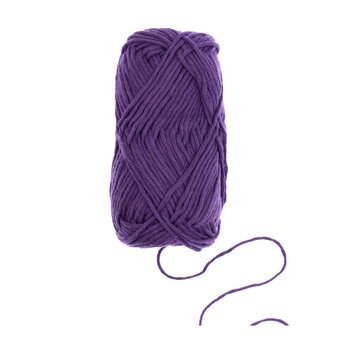 Knitcraft Purple Tiny Cotton Friends Yarn 25g