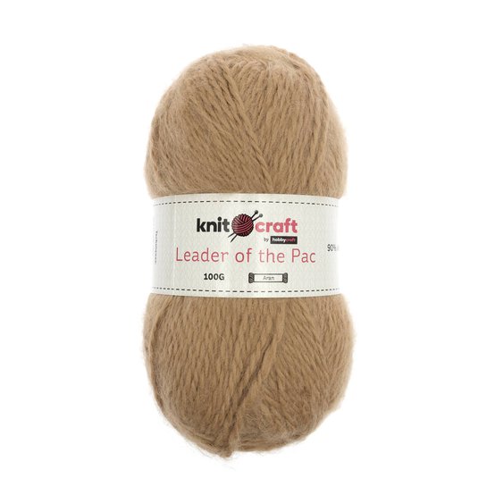Knitcraft Camel Leader of the Pac Aran Yarn 100g image number 1