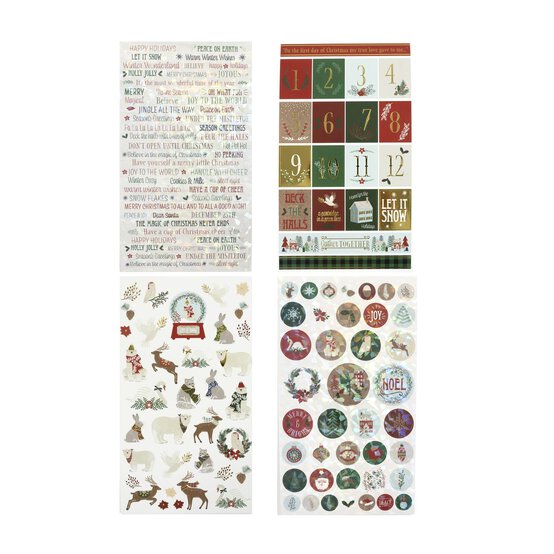 Christmas Wonderland Sticker Book 16 Sheets image number 3