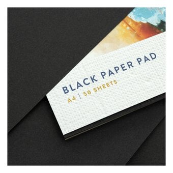 Shore & Marsh Black Paper Pad A4 50 Sheets