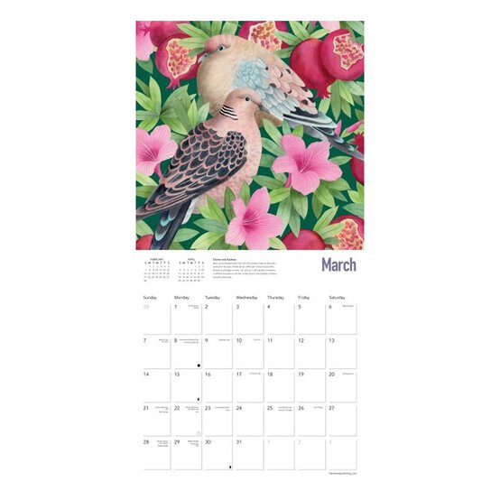 Bex Parkin Wildlife Wall Calendar 2027 image number 2