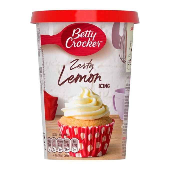 Betty Crocker Zesty Lemon Icing 400g image number 1