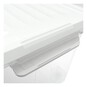 Clear White Storage Box with Wheels 60 Litres image number 4