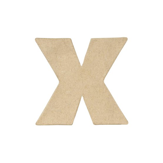 Lowercase Mini Mache Letter X image number 1