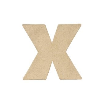 Lowercase Mini Mache Letter X image number 5
