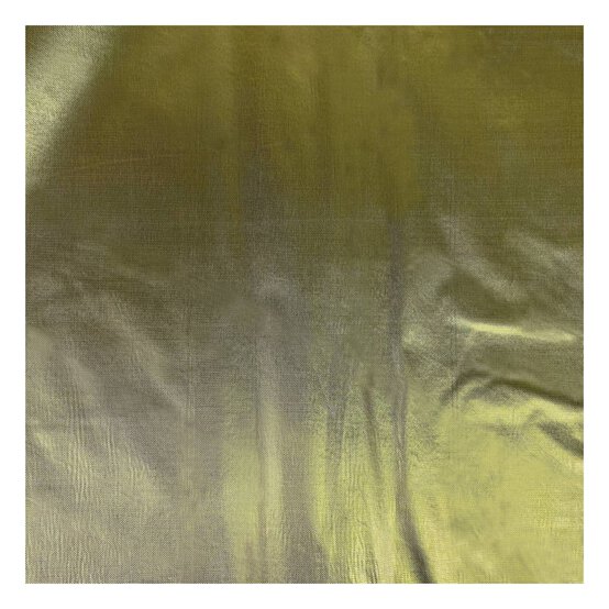 Gold Metallic Sheer Fabric by the Metre image number 2